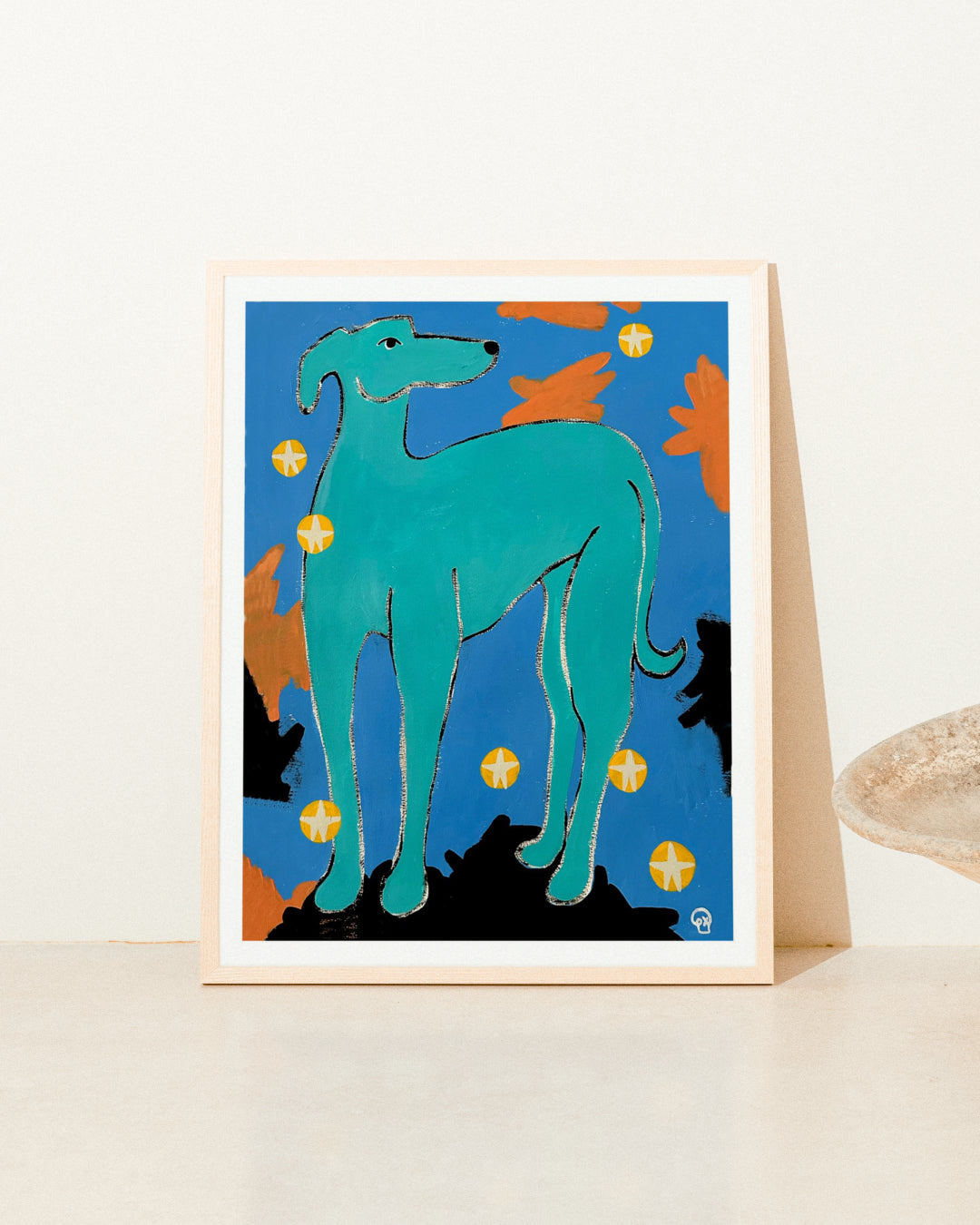 Greyhound Print